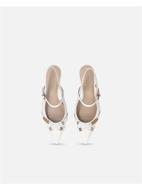 Slingback con cinturini e applicazioni gioiello PINKO | SD0489P003Z12